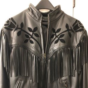 Women’s leather coat